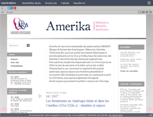 Tablet Screenshot of amerika.revues.org
