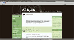 Desktop Screenshot of afriques.revues.org