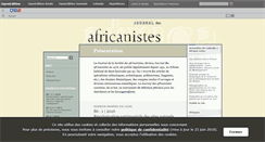 Desktop Screenshot of africanistes.revues.org
