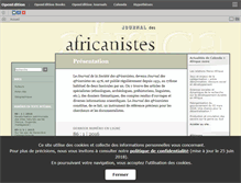 Tablet Screenshot of africanistes.revues.org