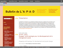 Tablet Screenshot of apad.revues.org