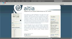 Desktop Screenshot of aitia.revues.org